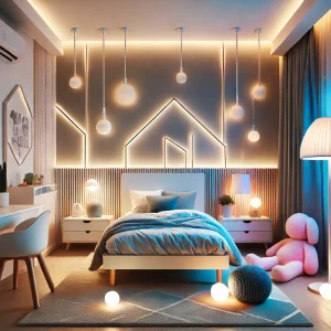 Bright LED Light Ideas for Kids Rooms