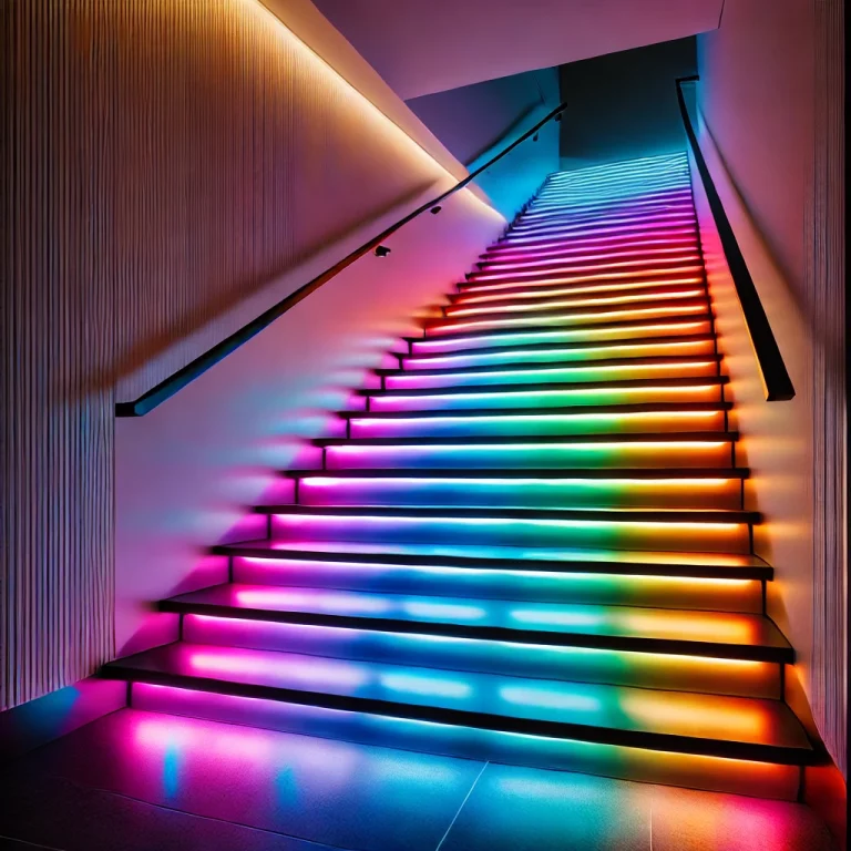 Brighten Up Your Staircase with LED Light Ideas - 01