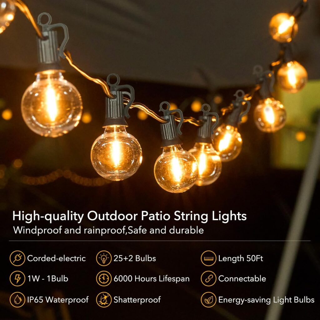 Connectable Patio Lights For Beautiful Outdoor Decor 2