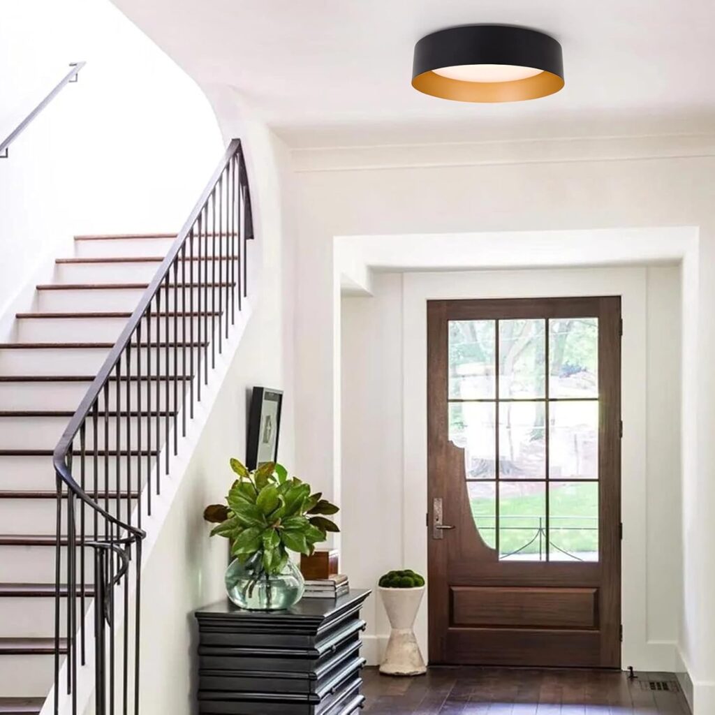 Contemporary LED Ceiling Fixture Sleek Look 4