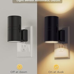 Dimmable LED Night Lights with Dusk to Dawn Sensor. 2