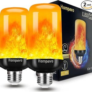 Flickering LED Light Bulbs with 4 Modes for Halloween. 1