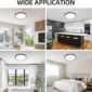 LED Flat Panel Brightens Modern Spaces Effortlessly application