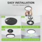LED Flat Panel Brightens Modern Spaces Effortlessly installation