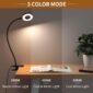 Portable LED Reading Light Clamp Versatile Efficient 1