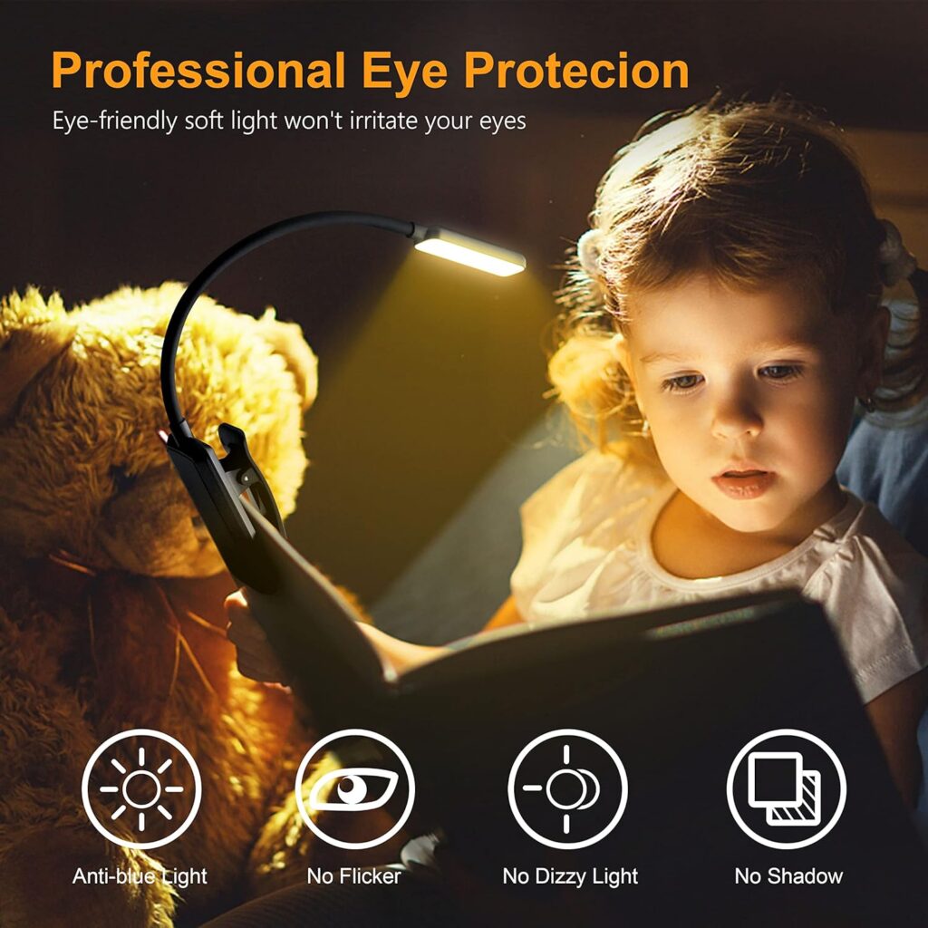 Rechargeable Book Light Versatile Portable Illumination 1