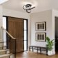 Semi Flush Mount Lamp for Stylish Interiors hallway