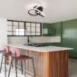 Semi Flush Mount Lamp for Stylish Interiors kitchen