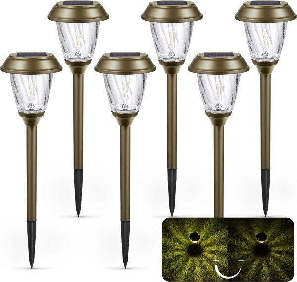 Solar Garden Lights IP65 Waterproof Landscape Fixtures for Outdoor Use