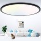 Super Thin LED Flush Mount Ceiling Light black