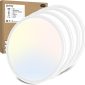 Super Thin LED Flush Mount Ceiling Light white 4pack