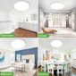 Super Thin LED Flush Mount Ceiling Light white places