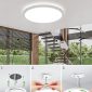 Super Thin LED Flush Mount Ceiling Light white2pack installation