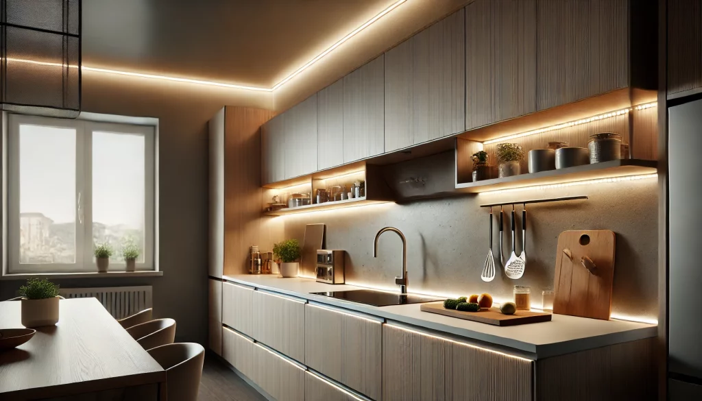 Upgrade Your Kitchen With Led Strip Light Ideas - 02