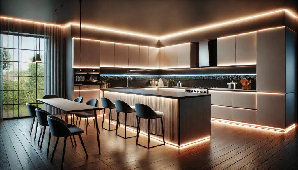 Upgrade Your Kitchen With Led Strip Light Ideas - 03