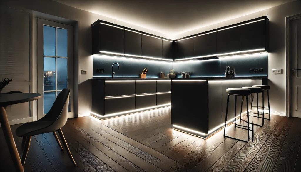 Upgrade Your Kitchen With Led Strip Light Ideas - 04