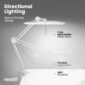 Versatile Adjustable LED Desk Lamp Efficient Bright 3