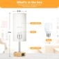 Wood Base Lamp Stylish Modern Design 1