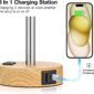 Wood Base Lamp Stylish Modern Design 3