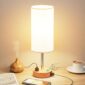 Wood Base Lamp Stylish Modern Design